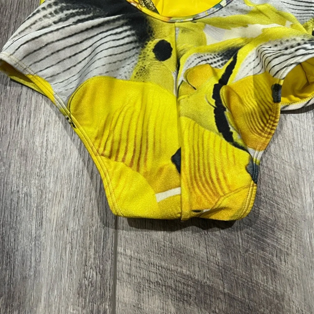 Aqua De Coco Yellow‎ One Piece Swimsuit